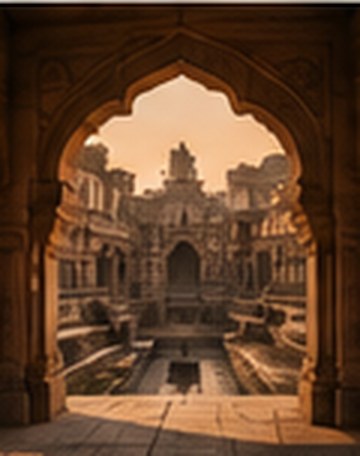 Stepwell arches